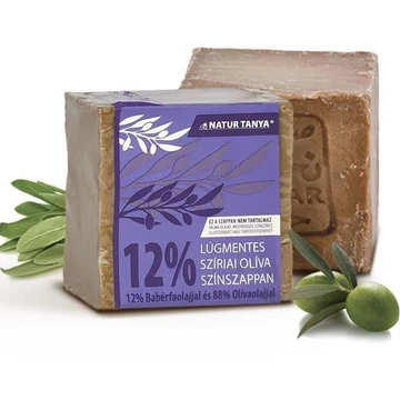 Natur Tanya Lúgmentes Szíriai Olíva Színszappan 200g