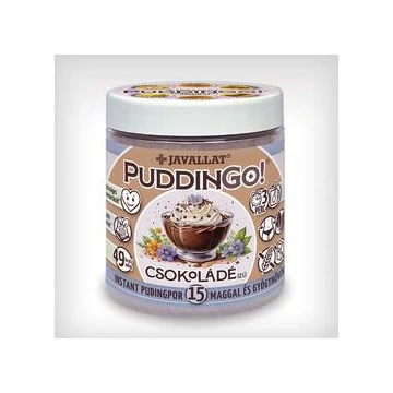 Javallat PuddinGo! Csokoládé ízű instant pudingpor 300 g