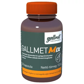 GALLMET-Mix 30 db epesav és gyógynövény kapszula