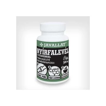 Javallat Nyírfalevél C-vitaminnal 60 db