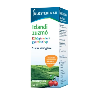 Klosterfrau Izlandi zuzmó szirup gyermekeknek 100 ml
