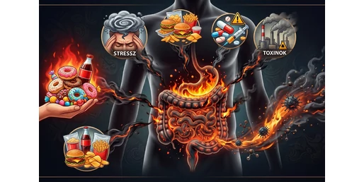Az 5 legrosszabb szokás, ami lángra lobbantja a bélrendszeredet