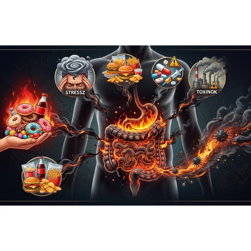 Az 5 legrosszabb szokás, ami lángra lobbantja a bélrendszeredet
