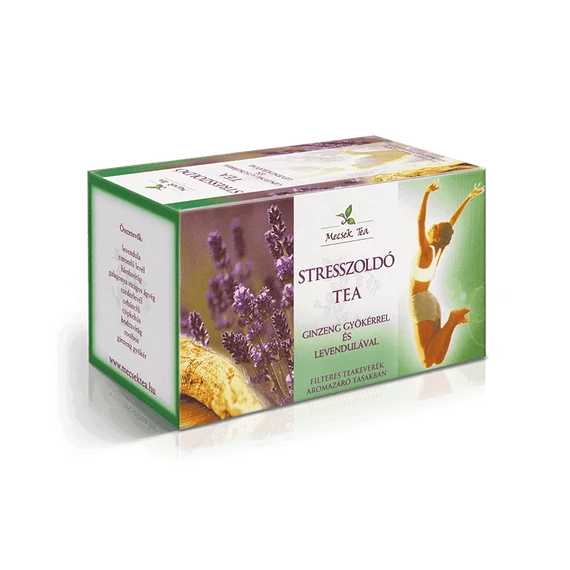 Mecsek Tea Stresszoldó Tea Ginzeng gyökérrel és Levendulával 20 x 1,2 g