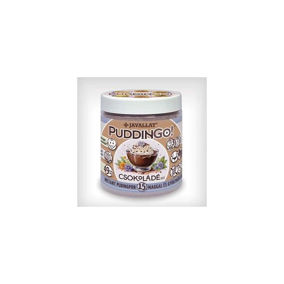 Javallat PuddinGo! Csokoládé ízű instant pudingpor 300 g
