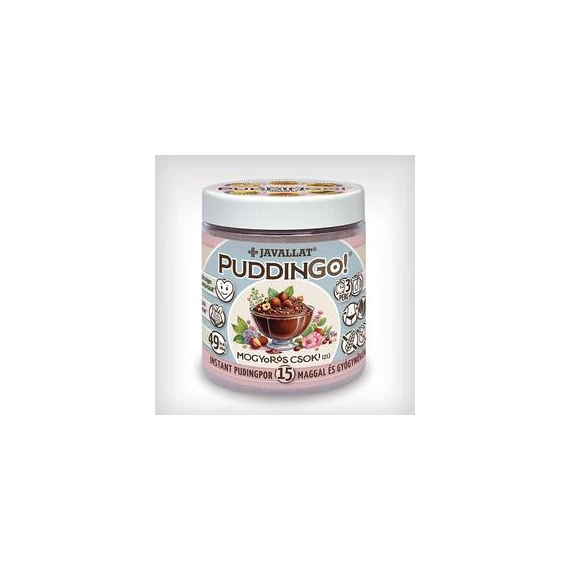 Javallat PuddinGo! Mogyorós Csoki ízű instant pudingpor 300 g