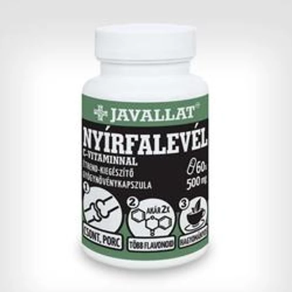 Javallat Nyírfalevél C-vitaminnal 60 db