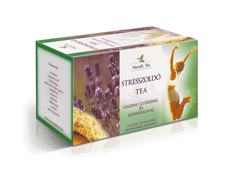 Mecsek Tea Stresszoldó Tea Ginzeng gyökérrel és Levendulával 20 x 1,2 g