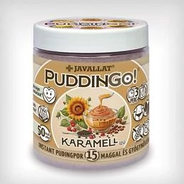 Javallat PuddinGo! Karamell ízű instant pudingpor 300 g