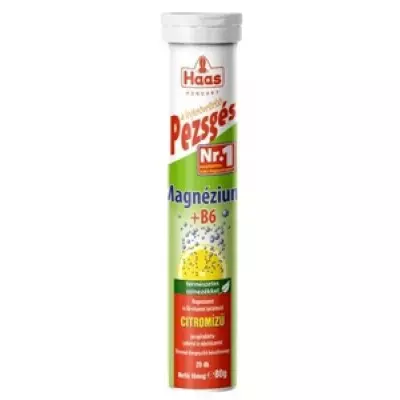Haas pezsgőtabletta magnézium+B6 vitamin 20 db
